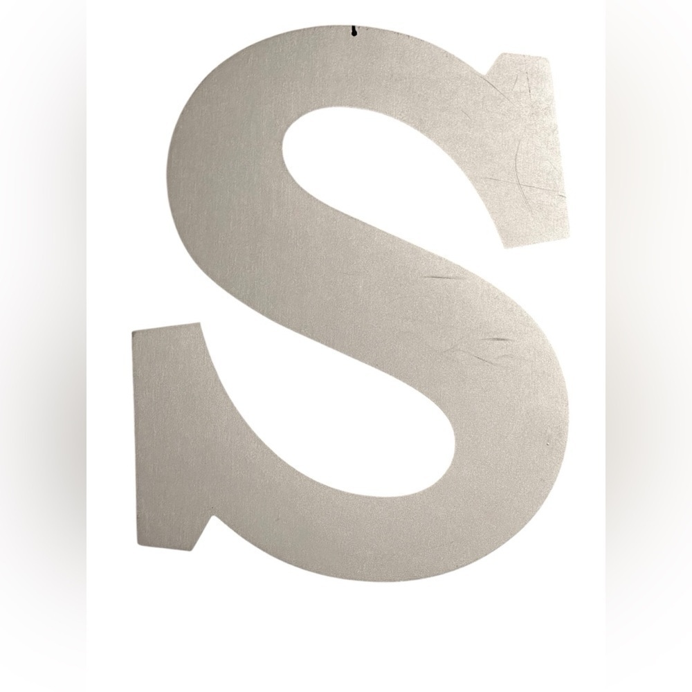 Hanging “S” Shaped Letter